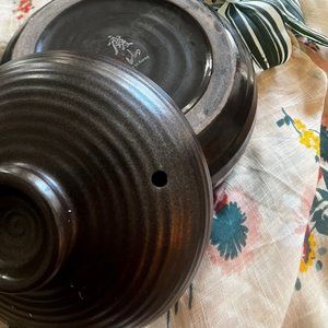 Crazy Korean Cooking Korean Stone Bowl (Dolsot), Sizzling Hot Pot for Bibimbap